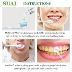 SUAI Teeth Brightening Liquid Vitamin Wild-Cultivated Yunnan Herb Artifact for Oral Cleaning Removes Stains Smoke Stains Bottle