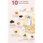 High Purity PQQ Powder Natural Origin Food Dietary Supplements Antioxidant for Cellular Health Brain Health Energy Boost Bottle