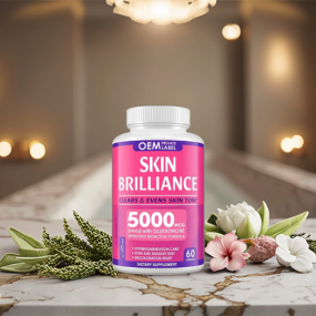 Glutathione Capsules Manufacturer - Private Label Beauty Skin Whitening 2000mcg