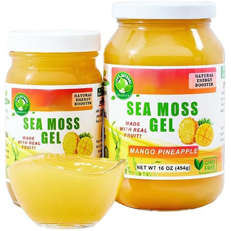 Sea Moss Gel Manufacturer - OEM Organic Pineapple Gels Skincare Hair Immune