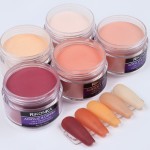 美甲粉厂家 - 专业15克裸橙色