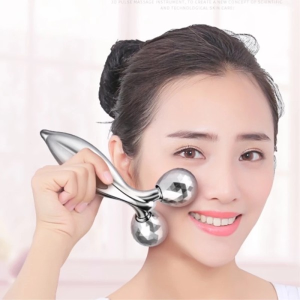 Facial Massager Supplier - 3D 360 Degrees Magnetic Double Ball Roller Lifting