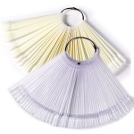 指甲贴片图表供应商 - 椭圆形50片艺术展示