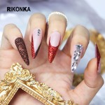 美甲装饰厂家 - 0.1毫米闪亮 glitter 6色