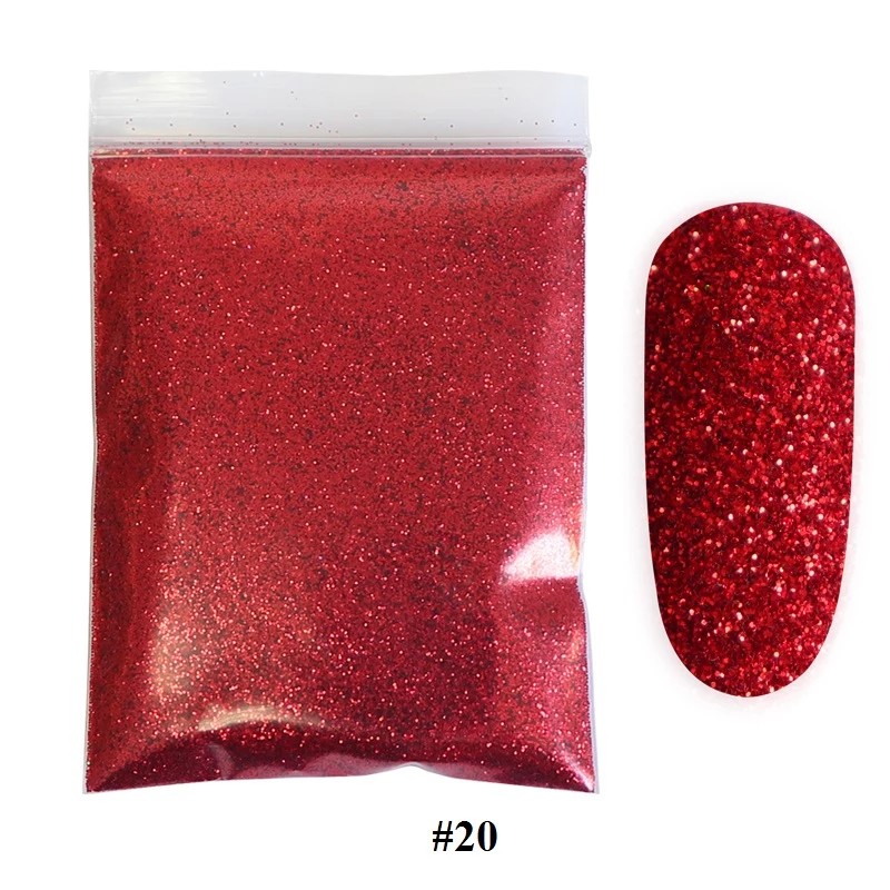 Nail Glitter Supplier - 10g Colorful Sparkly Chrome