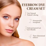 Eyebrow Dye Kit Supplier - 2 in 1 Semi-Permanent Waterproof