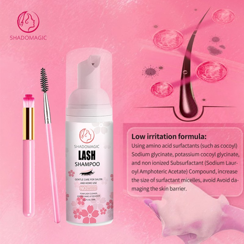 Eyelash Cleaner Supplier - Private Label 60ml Non-Irritating
