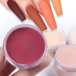 美甲粉厂家 - 专业15克裸橙色