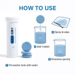 Car Glass Cleaner Tablet Factory - Fast Dissolve Dust Grease Streak Free