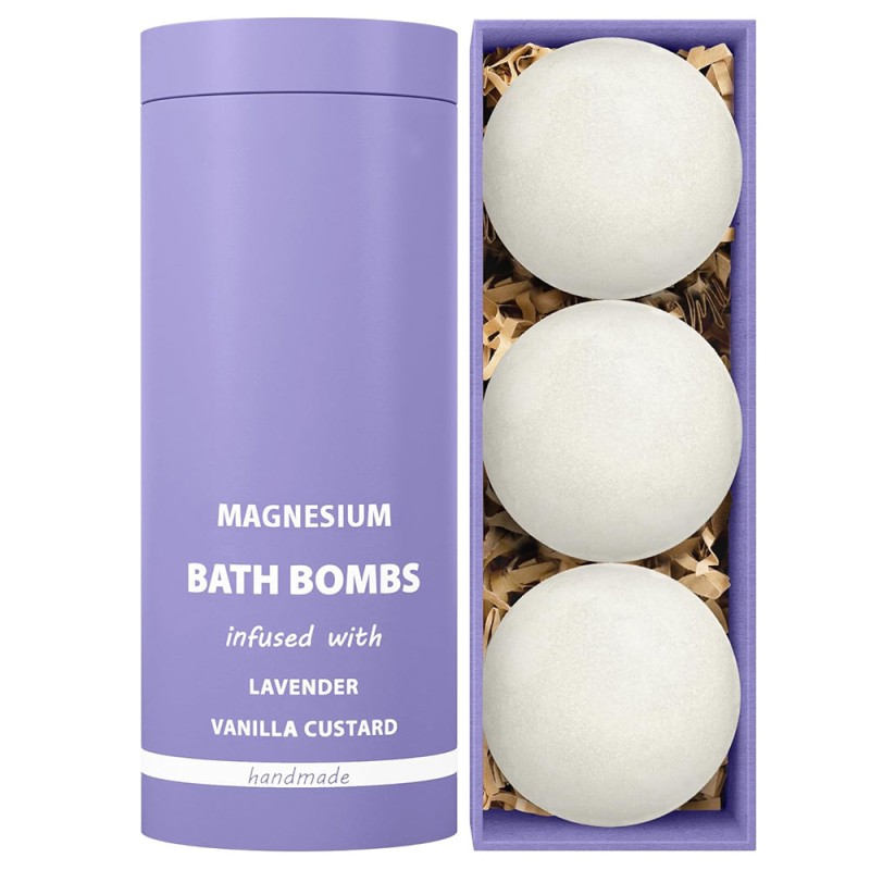 Lavender Bath Bombs Factory - Magnesium Vanilla Luxury