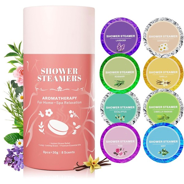 Shower Steamers Manufacturer - 8 Pack Organic Ingredients