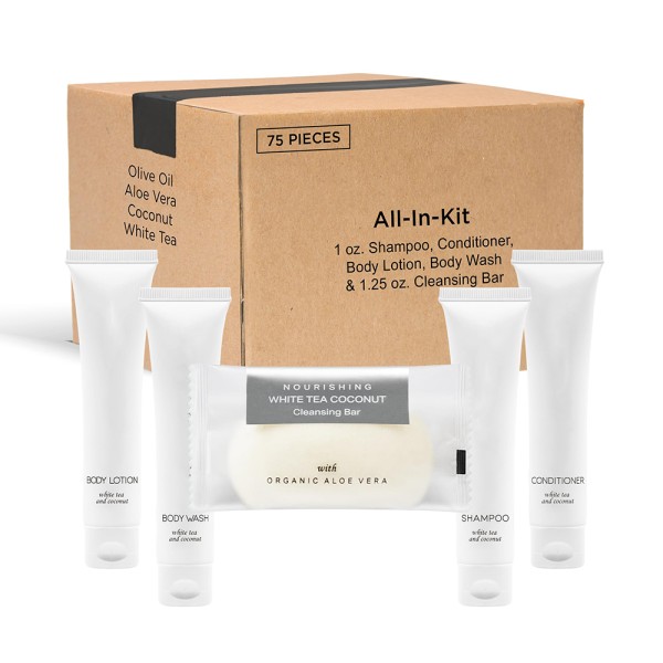 Hotel Bath Set Factory - Nourishing White Tea Coconut Shampoo Conditioner