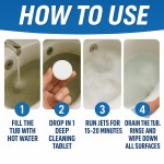 Bath Cleaning Tablets Factory - 12 Pack Professional Residue Remover Tabs