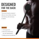 Body Scrubber Manufacturer - OEM ODM Bathroom Long Handle Non-slip Silicone