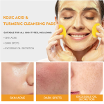Cleansing Pads Manufacturer - Kojic Acid Turmeric Glow