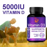 Vitamin D3 Softgel Supplier - Factory Wholesale Bone Teeth 5000 IU Softgels