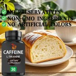 Caffeine Softgels Factory - OEM L-Theanine Energy Clean Focus Adult