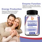 Magnesium Glycinate Capsules Supplier - Private Label Adult Muscles Energy Support