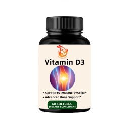 Vitamin D3 Softgel Manufacturer - Customizable 5000 IU Immune Health Adult