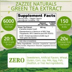 Green Tea Capsules Manufacturer - OEM 6000mg Strength Mental Focus Heart Health