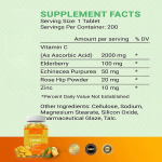 Vitamin C Tablets Factory - Private Label 2000mg Immune Boosting Pills