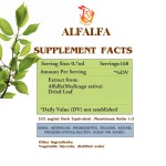 Alfalfa Drops Supplier - OEM Alcohol Free Herbal Tincture Faster Absorption