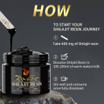 Shilajit Resin Factory - Factory Price Boost Energy 600mg Men Women