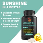 Vitamin D Immune Capsules Factory - Private Label 11in1 D3 K2 Immune Defence