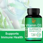 Vitamin D3 Softgel Factory - OEM Factory Supply Bone Immune Health Dietary