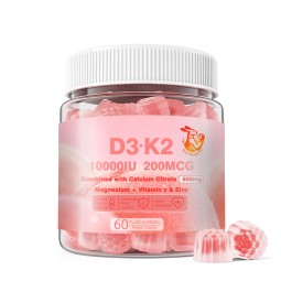 Vitamin D3 K2 Gummies Manufacturer - Private Label Mood Energy Calcium Softgel
