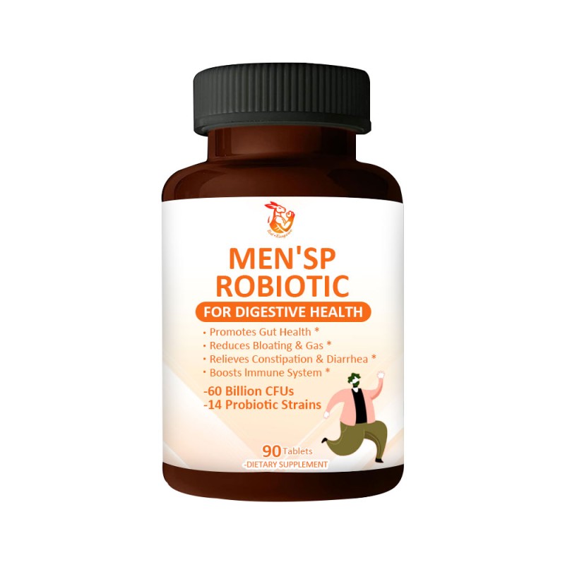 Men Probiotic Tablets Supplier - OEM ODM Digestive Health 100 Billion CFUs