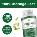 Moringa Leaf Capsules Factory - OEM Natural Green Antioxidant Energy Metabolism