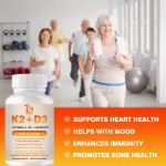 Vitamin K2 Capsules Manufacturer - OEM MK7 Non-GMO Gluten Free Bones Immunity