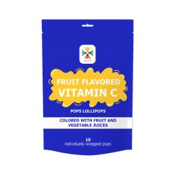 Vitamin C Lollipops Supplier - High Quality Fruit Flavor Kids Immunity Non-GMO