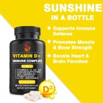 Men Multivitamin Capsules Supplier - OEM Daily Vitamin D Immune Non GMO