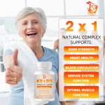 Vitamin K2 Capsules Manufacturer - OEM MK7 Non-GMO Gluten Free Bones Immunity