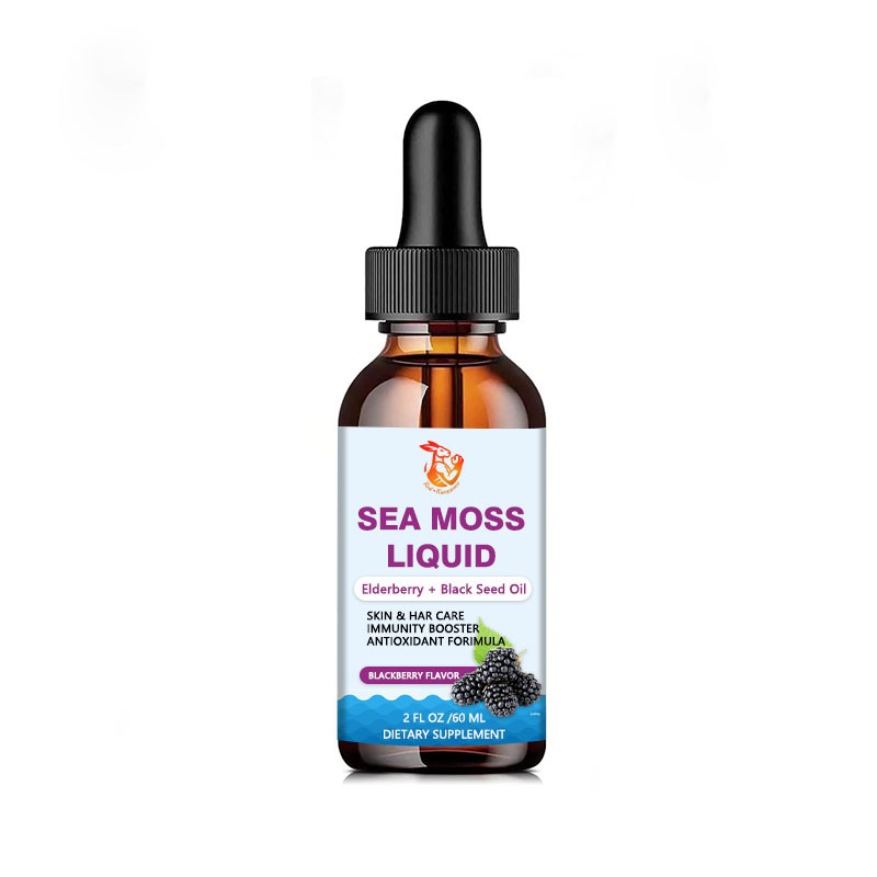 Sea Moss Liquid Drops Manufacturer - Premium Elderberry 7 in 1 Immune Booster