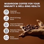 Black Instant Coffee Supplier - OEM Healthy Herbal Mushroom Digestion Gut Health