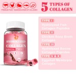 Hydrolyzed Collagen Gummies Factory - OEM ODM Skin Nails Hair Biotin Vitamin