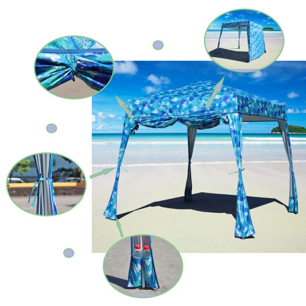 Exhibition Canopy Factory - Custom Printed Ocean Themed Tent