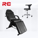 Beauty Recliner Bed Supplier - Black White Adjustable Massage Bed