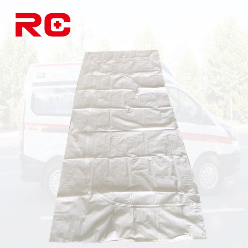 Body Bag Factory - White PVC Funeral Mortuary Bag
