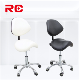 Dental Stool Manufacturer - Ergonomic PU Leather Saddle Stool
