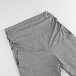 Maternity Pants Manufacturer - Casual Adjustable Waistband Solid