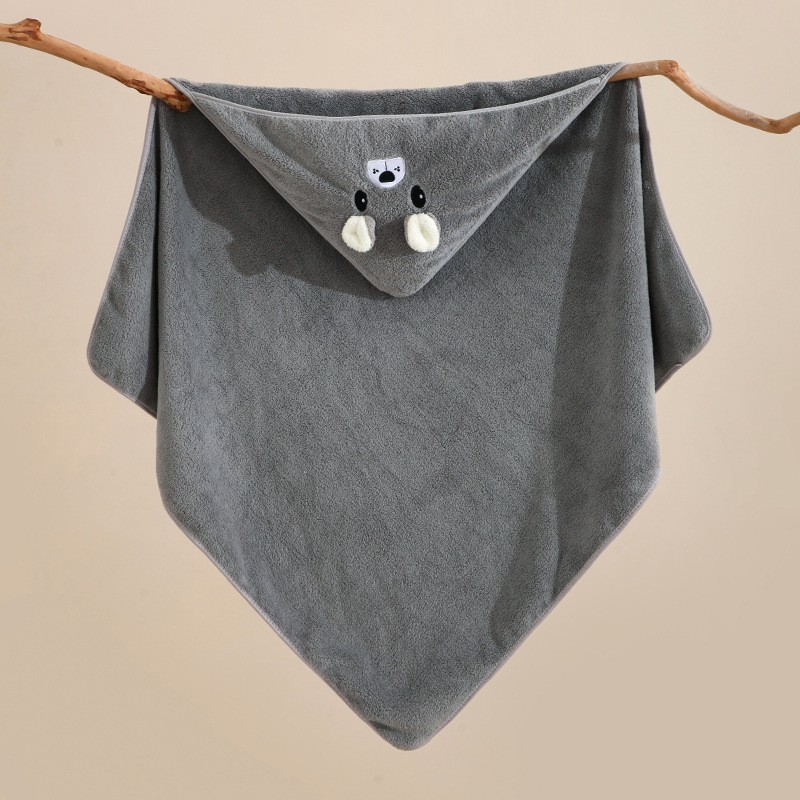 Baby Bath Towel Supplier - Hooded Soft Absorbent Bathrobe Blanket