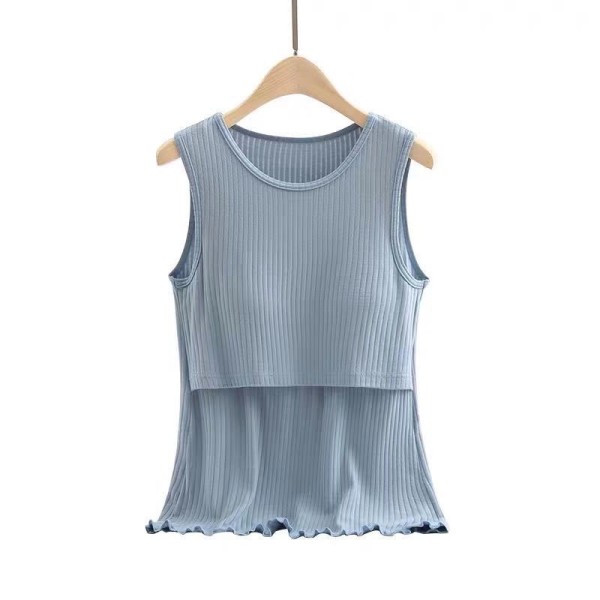 Maternity Sleepwear Manufacturer - 3XL Nursing Sleep Vest Nighty