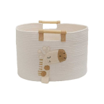 Baby Diaper Caddy Manufacturer - Cotton Rope Laundry Storage Basket