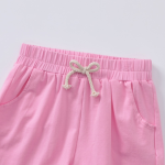 Kids Clothing Set Factory - Plain T-shirt Shorts Two Pieces Suit