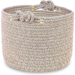 Woven Basket Supplier - Custom Round Easter Organizer Decorative