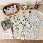 Kids Pajamas Supplier - Soft Cotton Printing Long Sleeve 2pcs Set